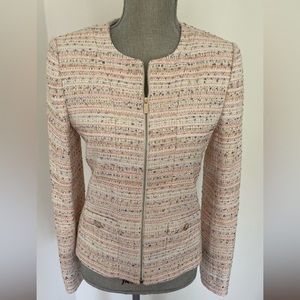 karl lagerfeld tweed jacket,size 4,like new